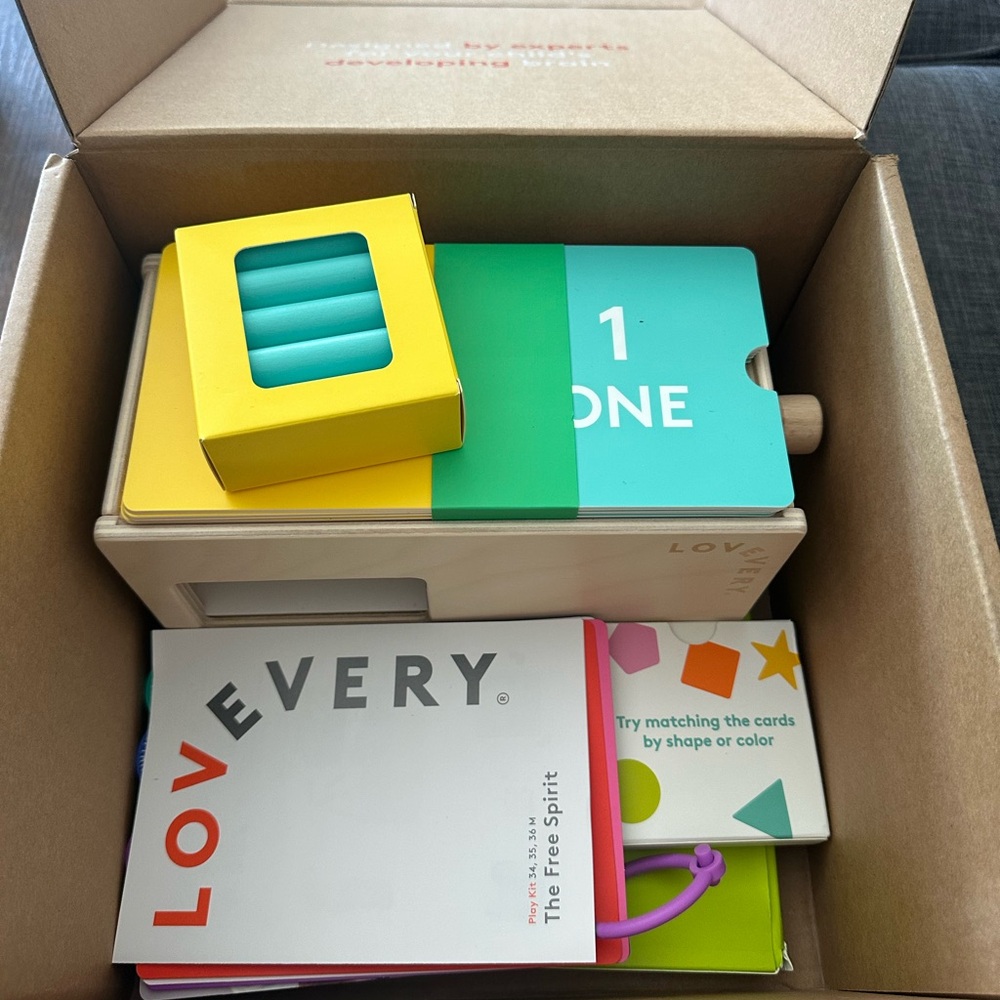 NWT Lovevery Colorful Learning Toy Set for Kids